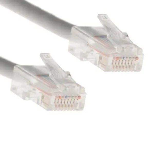 NEW Cat5e Ethernet Network Patch Lan (Internet) Cable, UTP, super long, gray - Picture 1 of 1
